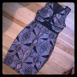 🔥NWOT sparkley black and pink bodycon dress!🔥